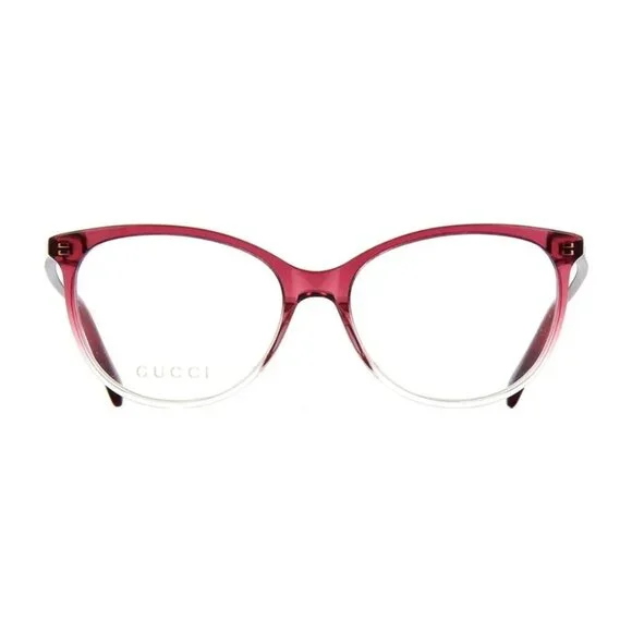 NEW GUCCI EYEGLASSES BURGUNDY WOMEN EYEWEAR GUCCI